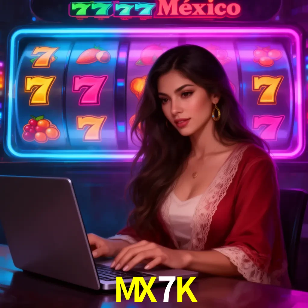 MX7K Slots - tragamonedas, RTP y control Tragamonedas MX7K con símbolos, saldo móvil y reglas de apuesta visibles
